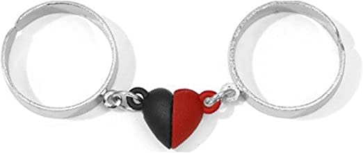 Adjustable Heart Matching Rings