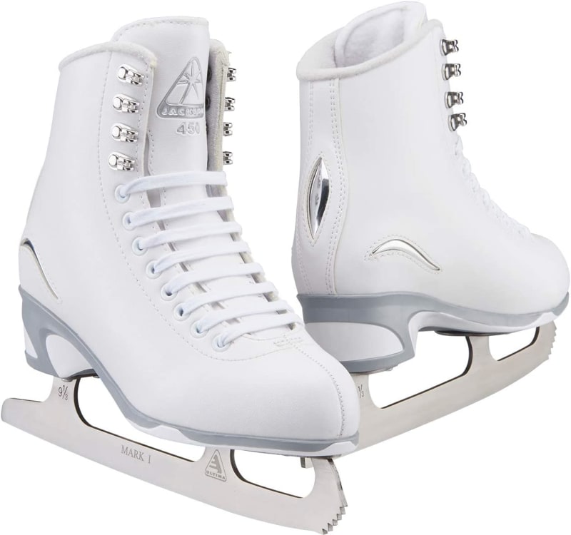 Jackson Ultima Finesse Figure Ice Skates for Women and Girls Bundle with Bag and/or Guardog Skate Guards