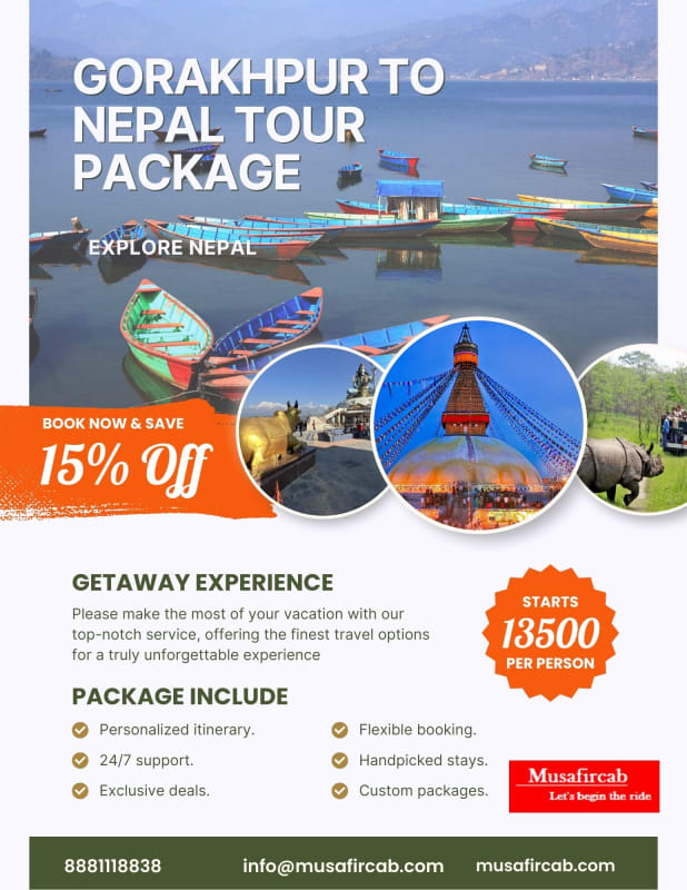 Gorakhpur to Nepal Tour Package