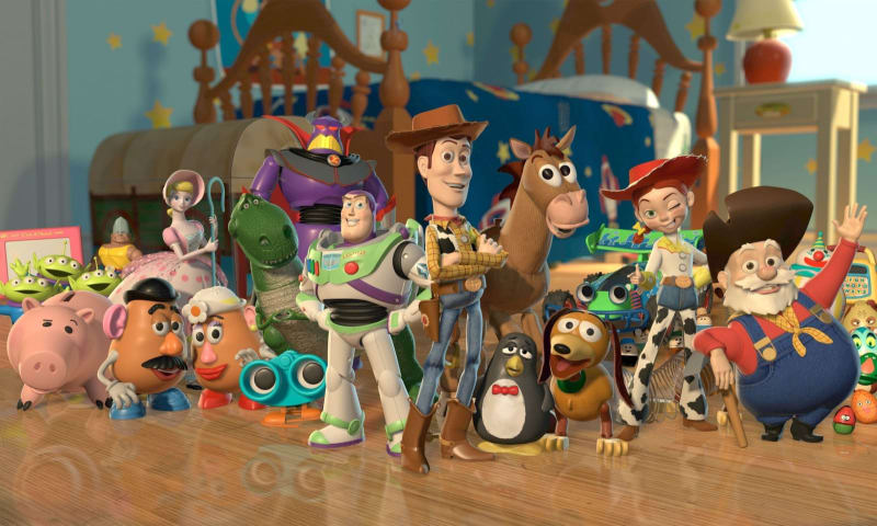 Toy story on sale one characters