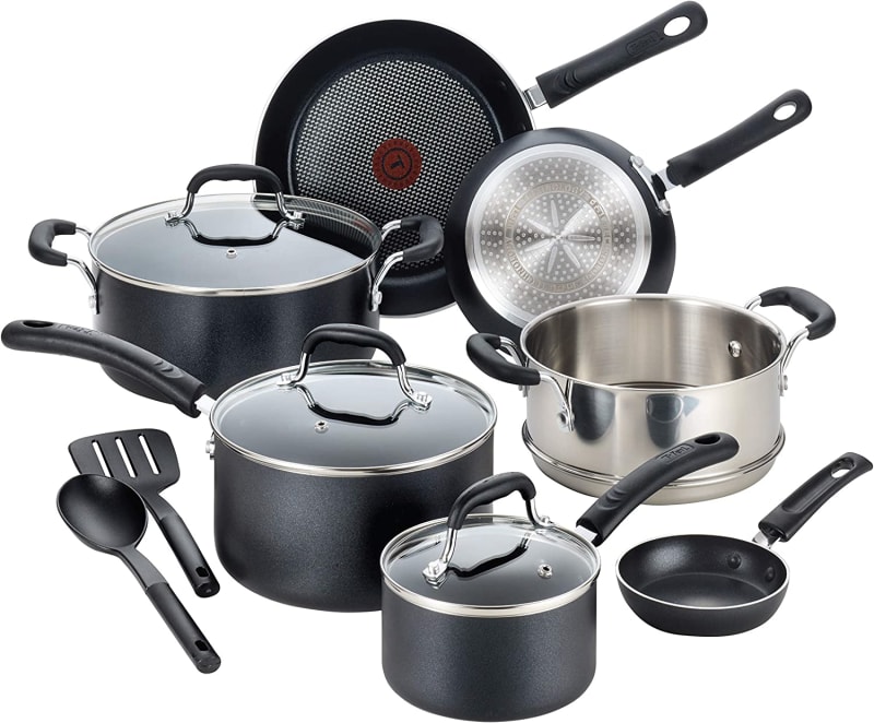 T-fal Professional Nonstick Dishwasher Safe Cookware Set