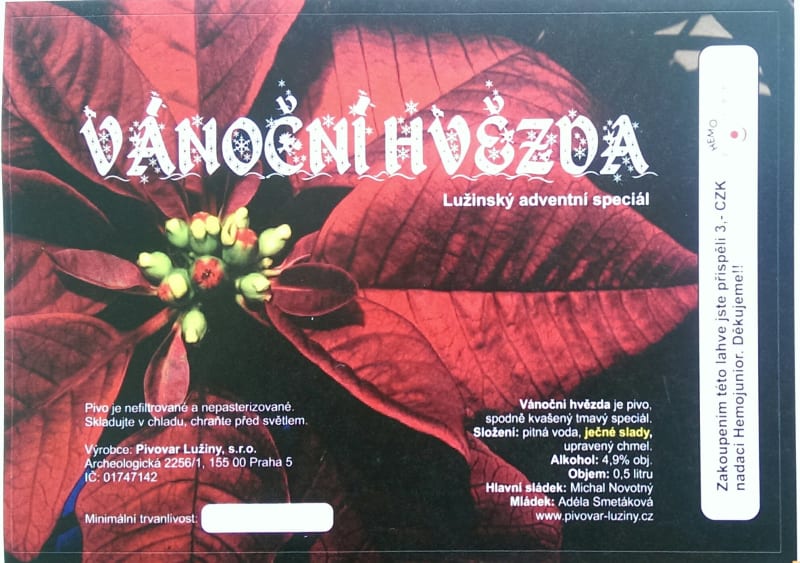 Lužinský adventní speciál Vánoční hvězda Etk. A