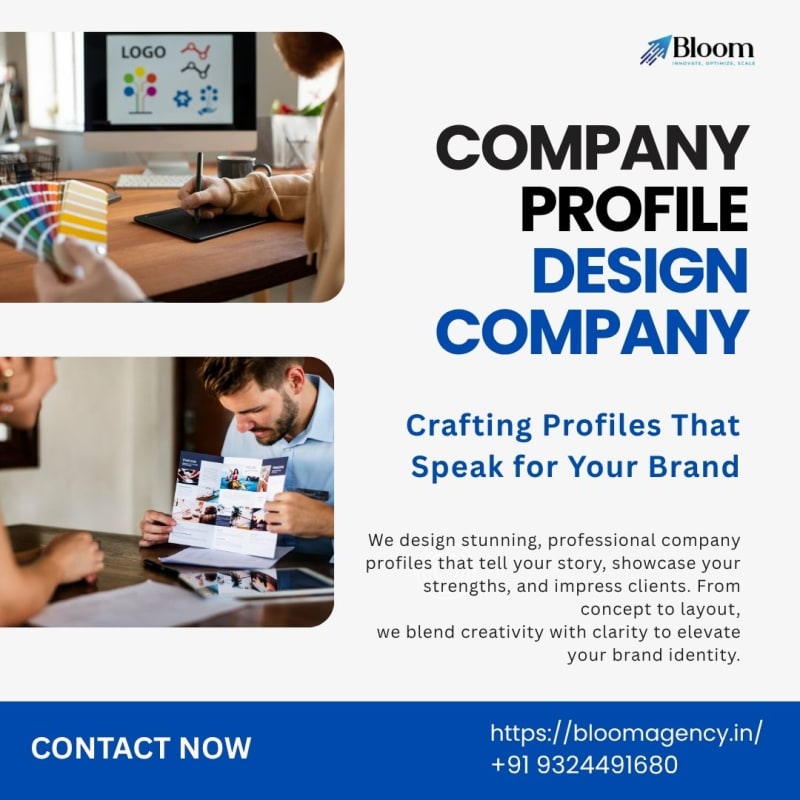Corporate Company Profile Design Agency India