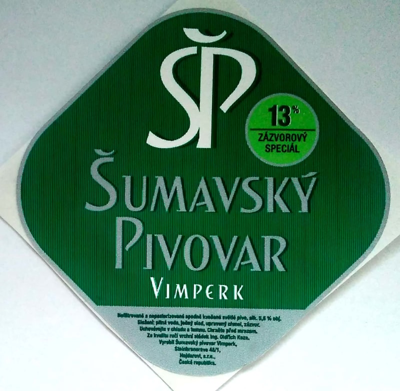 Vimperský Zázvorový speciál 13 Etk. A