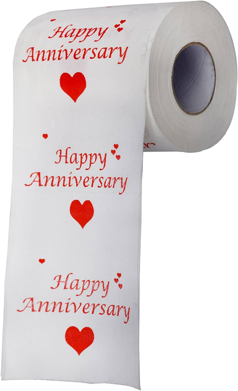 Happy Anniversary Toilet Paper