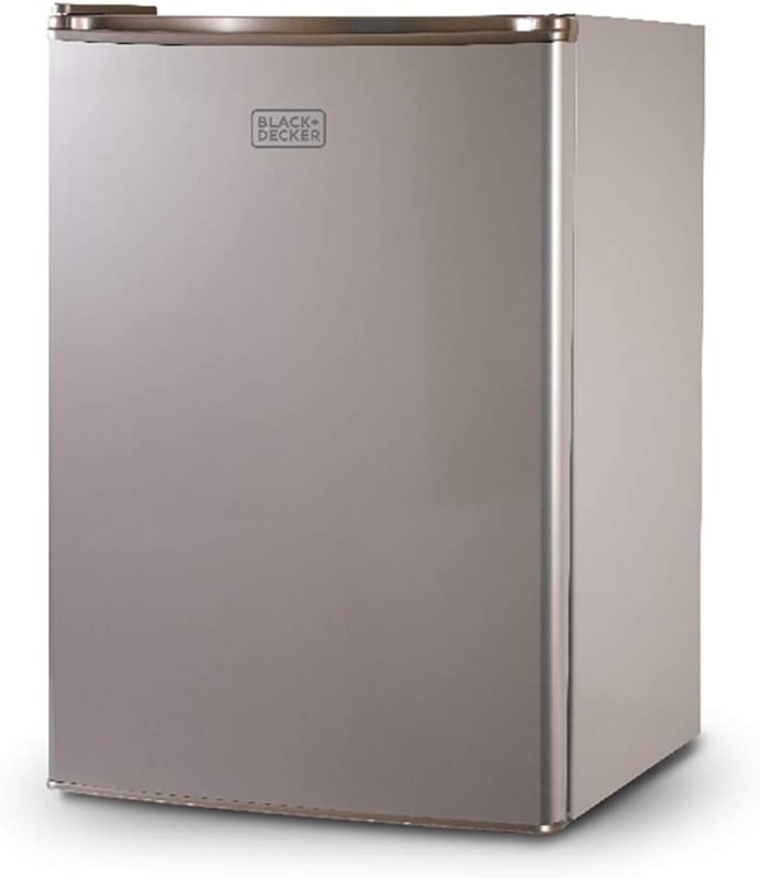 BLACK+DECKER BCRK25V Compact Refrigerator Energy Star Single Door Mini Fridge with Freezer