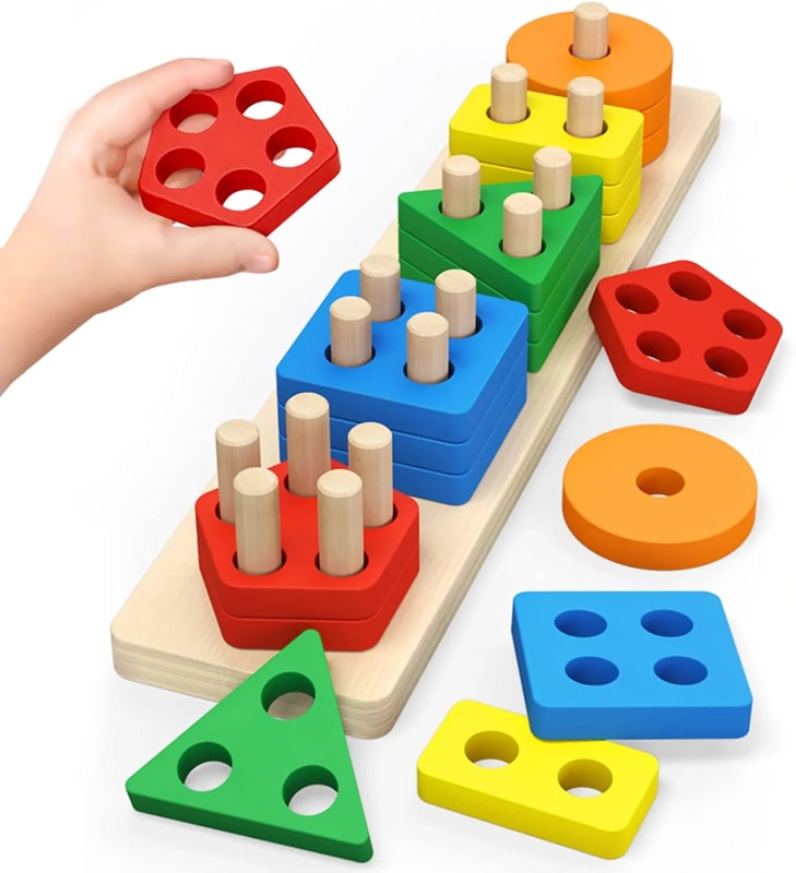 Montessori Toys for 1 to 3-Year-Old Boys Girls Toddlers