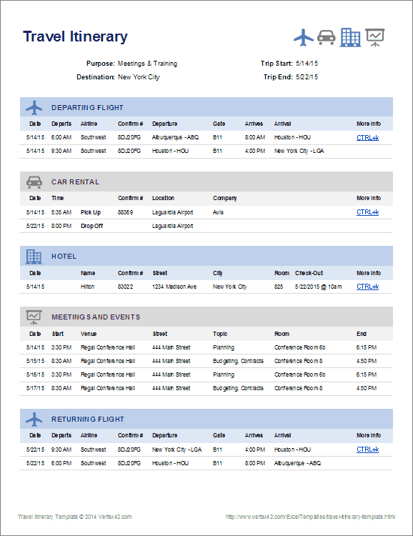 Copy of Flight Itinerary