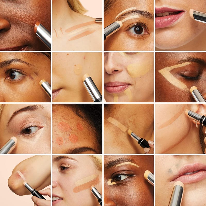 Quick-Fix Full Coverage Concealer Makeup, Crea, Concealer Stick for Dark Circles, Under Eye & Imperfections