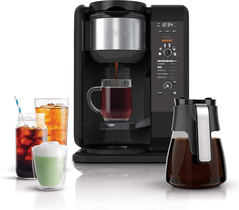 Hot and Cold Brewed System, Auto-iQ Tea and Coffee Maker with 6 Brew Sizes