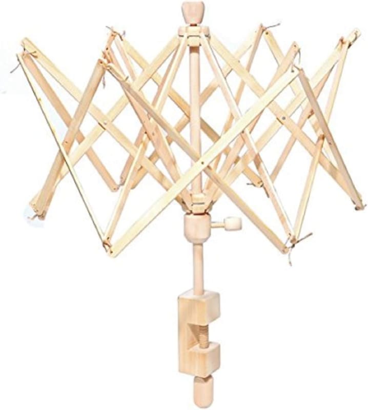 Wooden Umbrella Swift Yarn Winder
