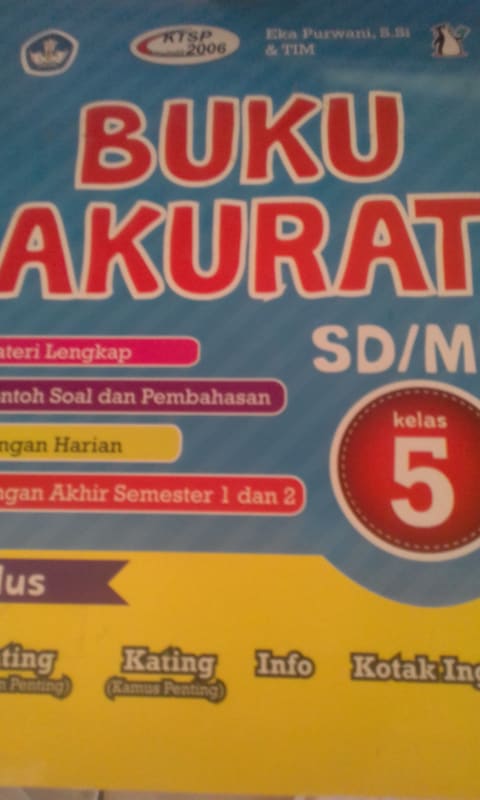 BUKU AKURAT SD/MI KELAS 5