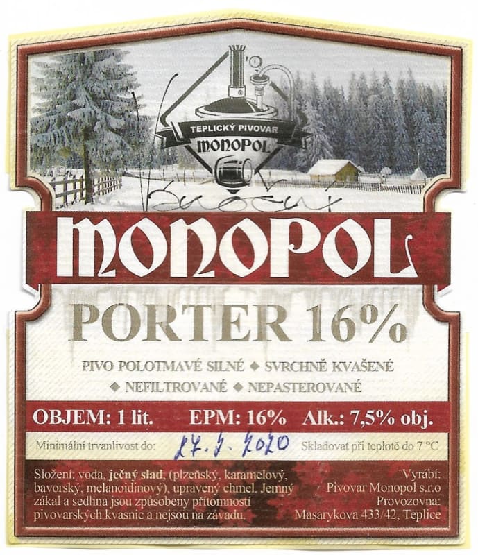 Monopol Porter 16 vánoční