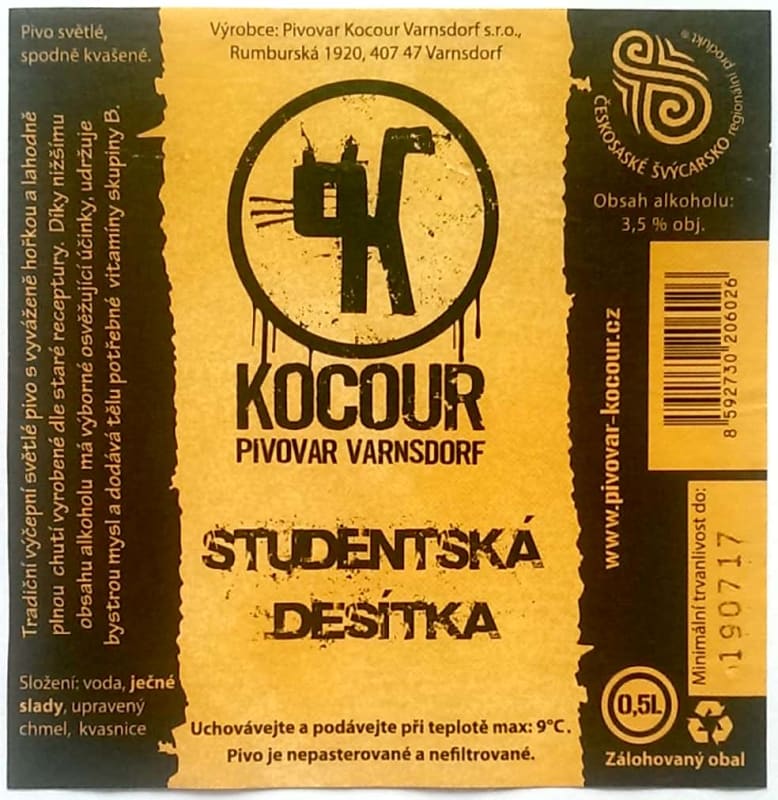 Kocour Studentska desitka