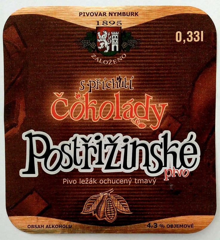 Postřižinské pivo s příchutí čokolády