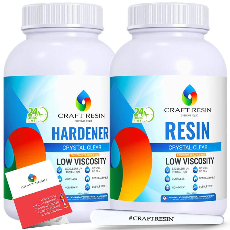 Crystal Clear Epoxy Resin Kit