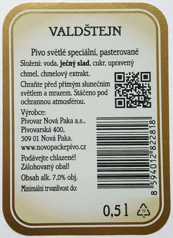 Novopacke Valdstejn Etk.B