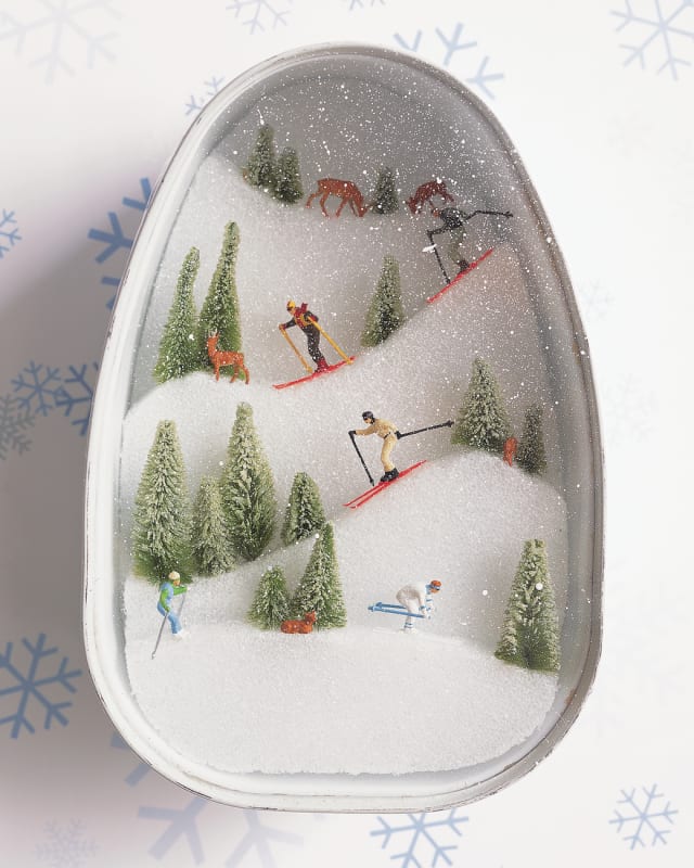 Ski Slopes Diorama