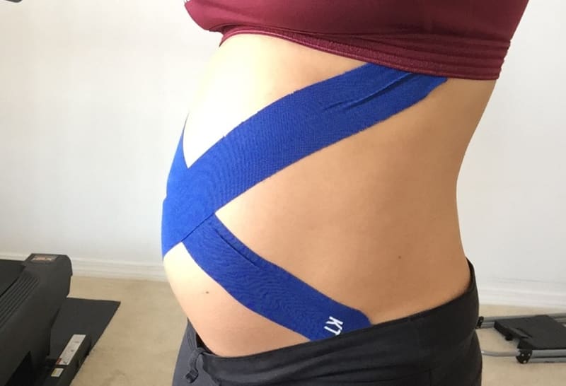 Kinesio tape for your belly