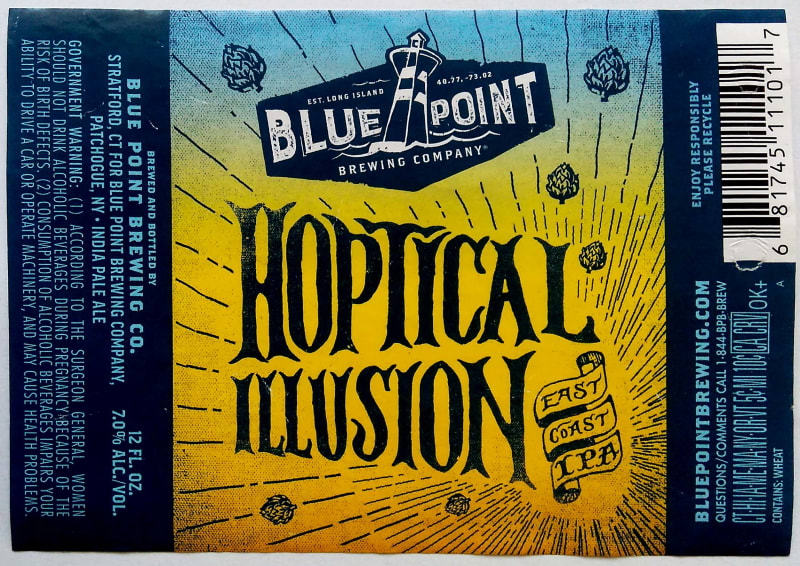 Blue Point Hoptical Illusion East Coast IPA