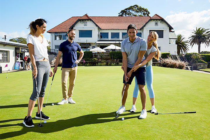 Play a game of golf at the Moore Park Golf Course.