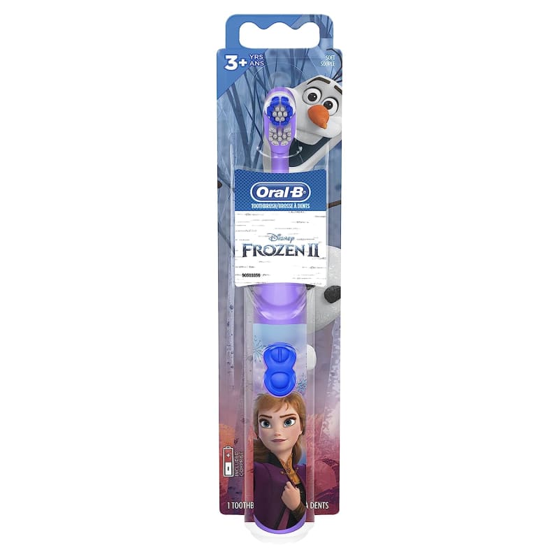 Kids Battery Power Electric Toothbrush Featuring Disney's Frozen for Children