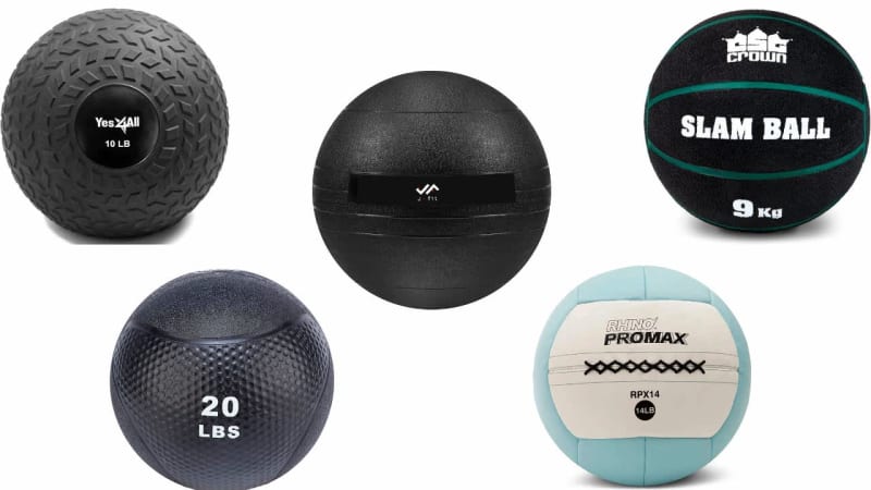 RBX Weight Training Slam Ball for Crossfit, Strength & Conditioning  Exercises - 8 lbs. or 10 lbs. 