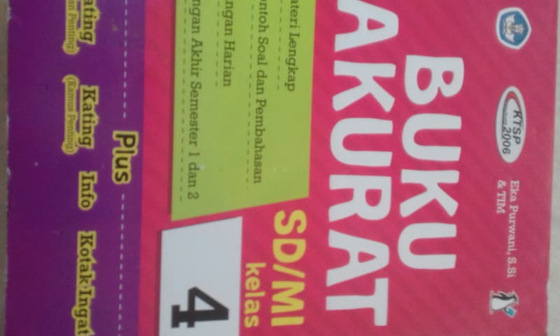 BUKU AKURAT SD/MI KELAS 4
