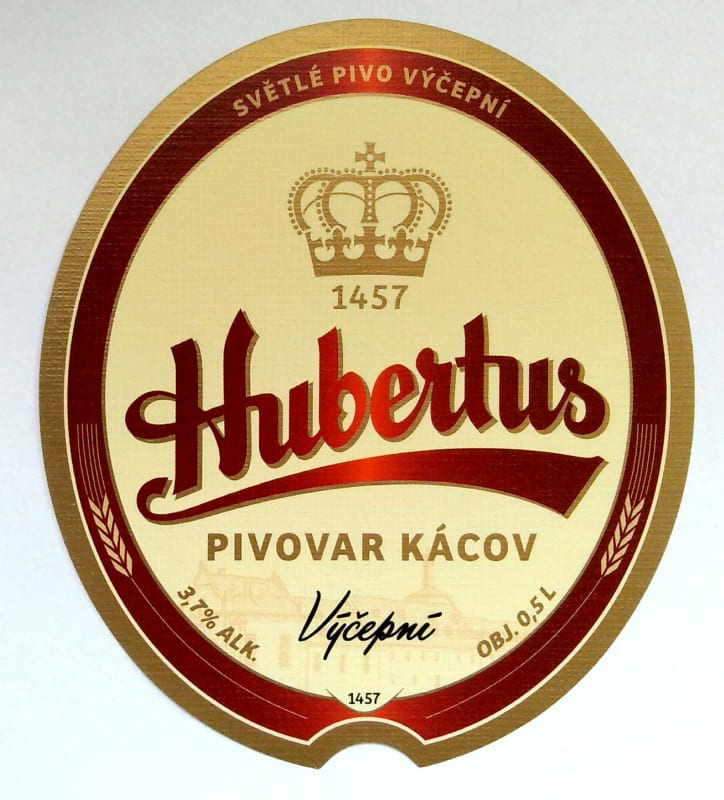 Hubertus Světlé pivo Výčepní ovál Etk. A