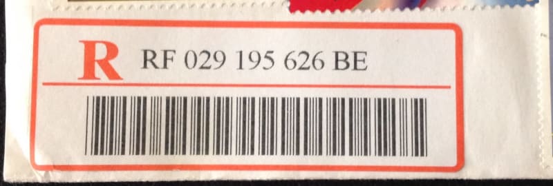 Air & Registered Mail Labels