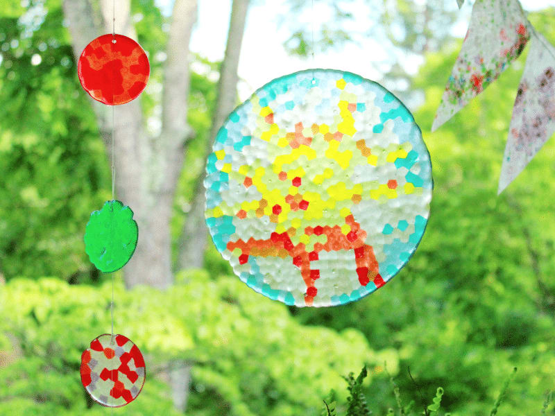 Make melted bead suncatchers