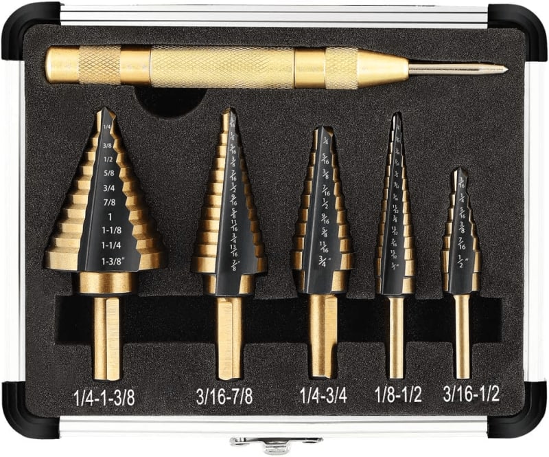 Drill Bit Set & Automatic Center Punch