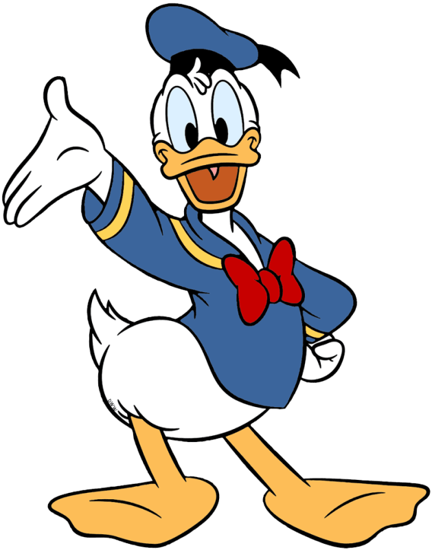 Duck cartoon characters discount