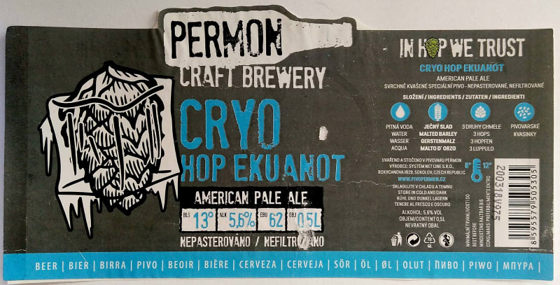 Permon CRYO Hop Ekuannot