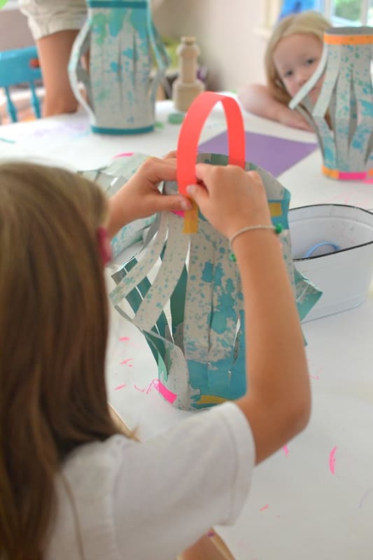 Make paper lanterns