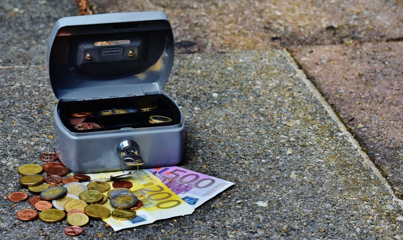 Collect valuables in a safe box