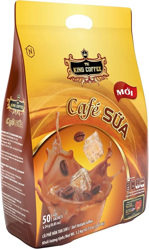 Vietnamese Cafe Sua 3 In 1 Instant Coffee