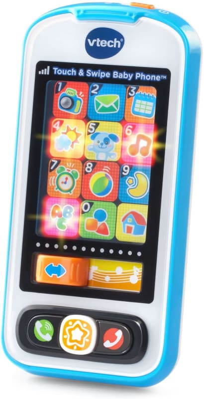 Touch and Swipe Baby Phone, Blue