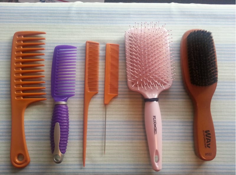 Comb and brush