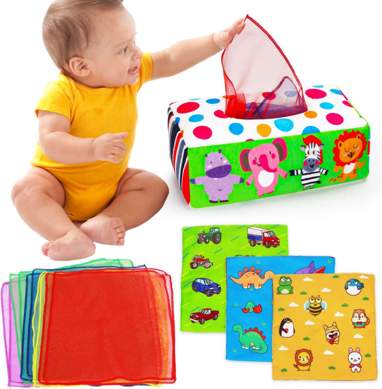 Baby Tissue Box Toy Montessori Toys