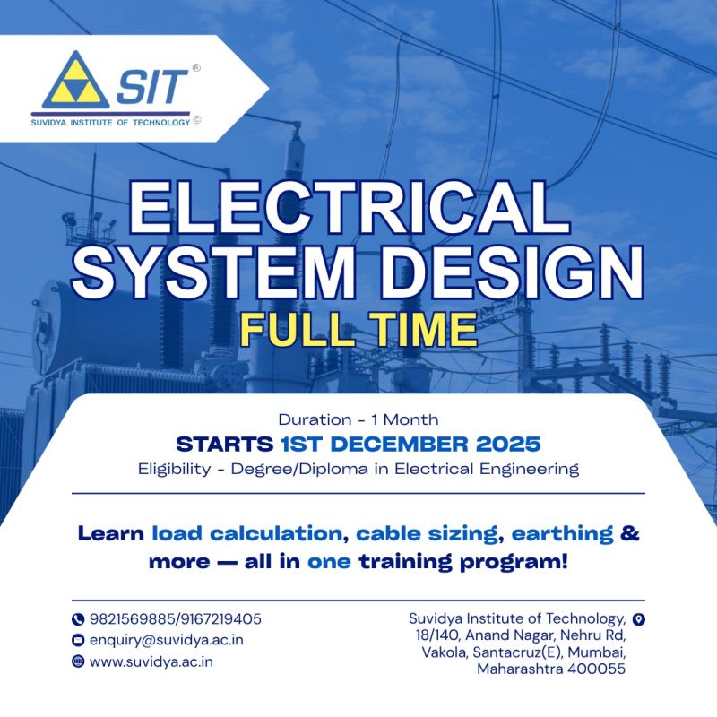 Post Graduate Diploma in Electrical System Design