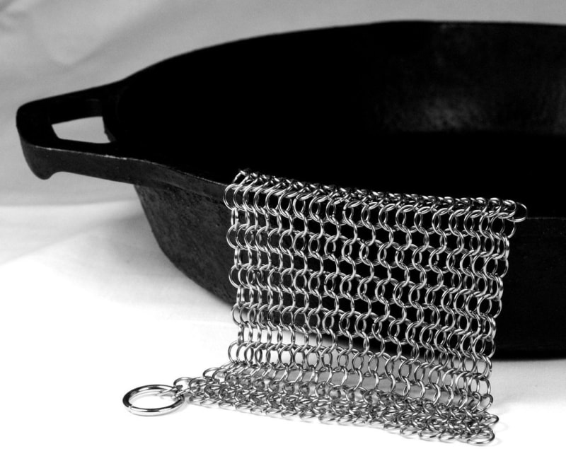 Pot scrubber and dish towel