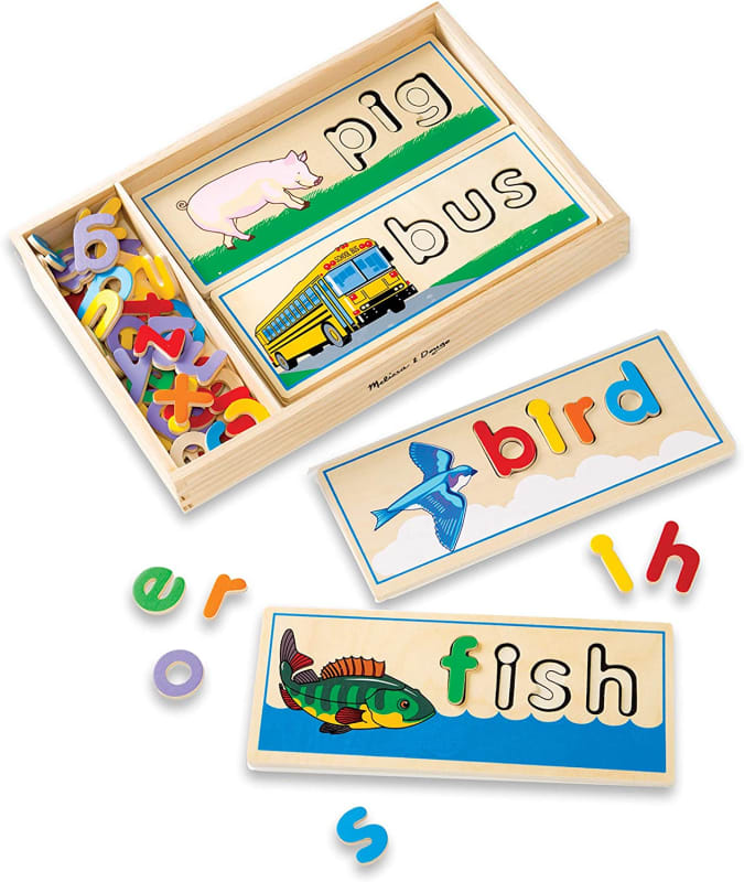 See & Spell Wooden Educational Toy