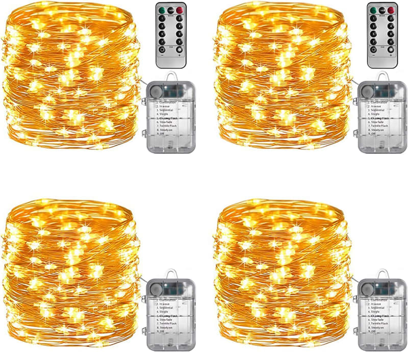 Sterno Battery Powered Fairy String Lights